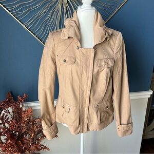 White House Black Market Tan Jacket - Size 12